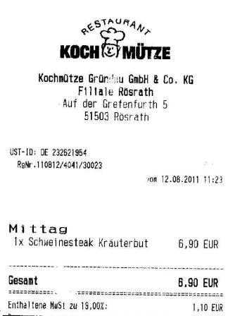 dbzm Hffner Kochmtze Restaurant